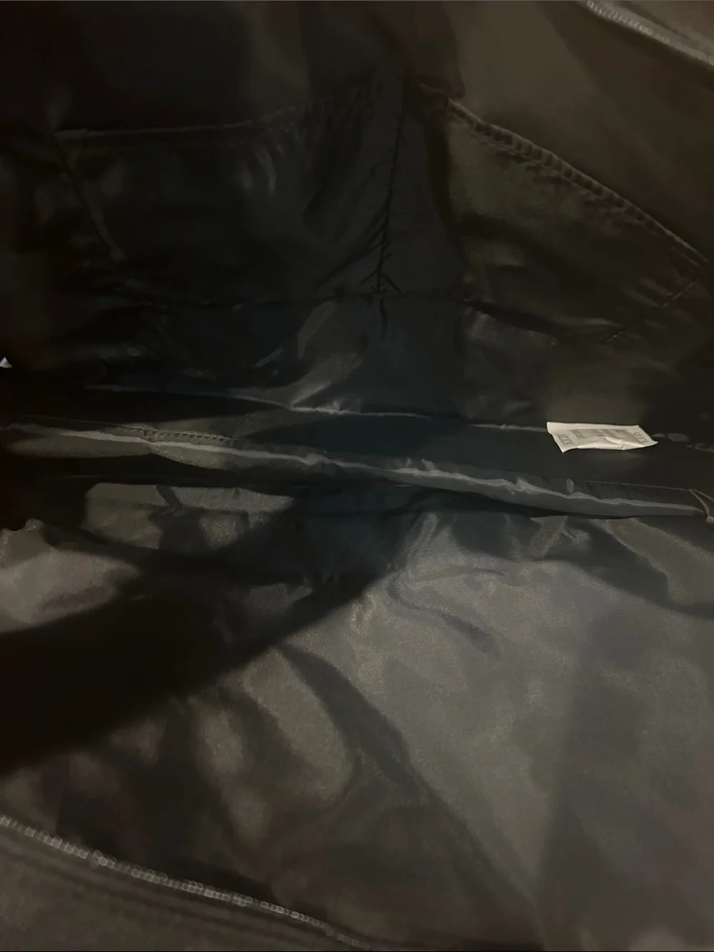Victoria's Secret Black Laptop Tote with Logo Pattern